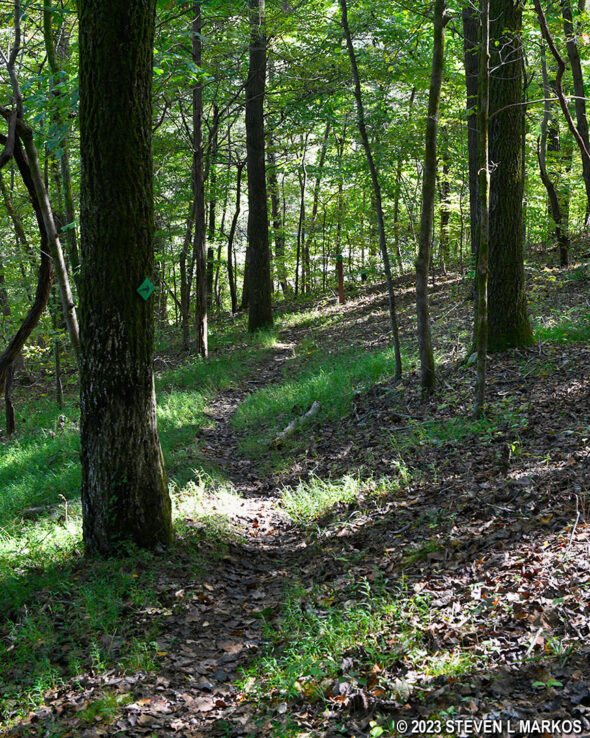 Start of the Fort Donelson National Cemetery Trail