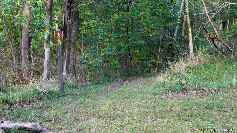 Fort Donelson National Cemetery Trail at the Fort Donelson National Battlefield Youth Group Campground