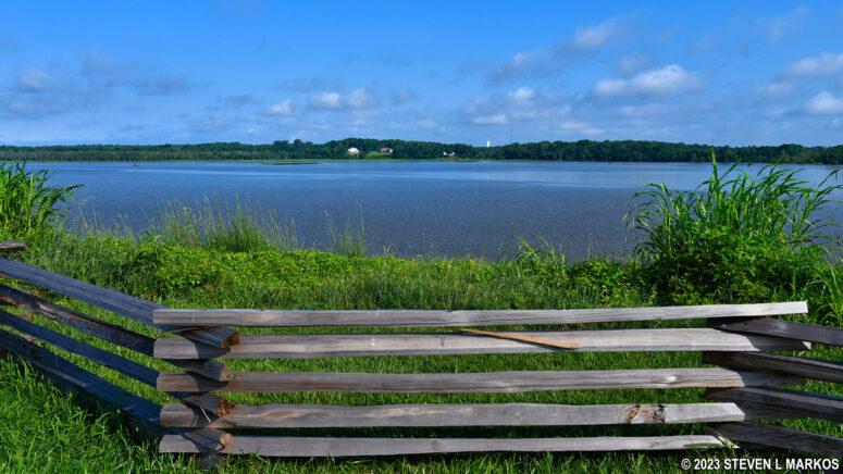 View of the James River from Appomattox Plantation at City Point, Petersburg National Battlefield