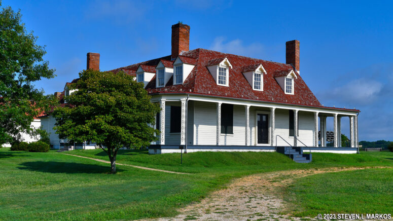 Appomattox Manor at the Grant's Headquarters unit of Petersburg National Battlefield