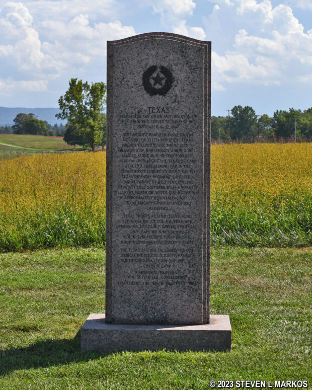Texas State Monument (1964) at Antietam National Battlefield