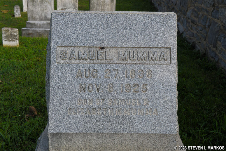 Grave of Samuel Mumma, Antietam National Battlefield