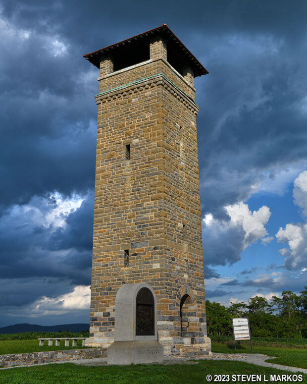 Observation tower along Bloody Lane at Antietam National Battlefield