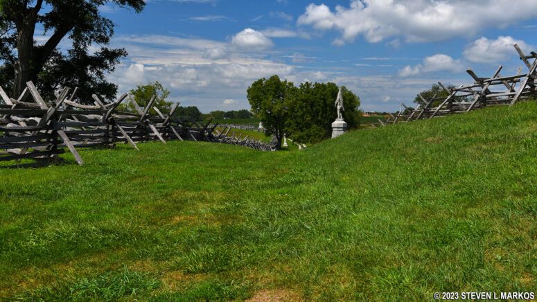 Sunken Road at Antietam National Battlefield