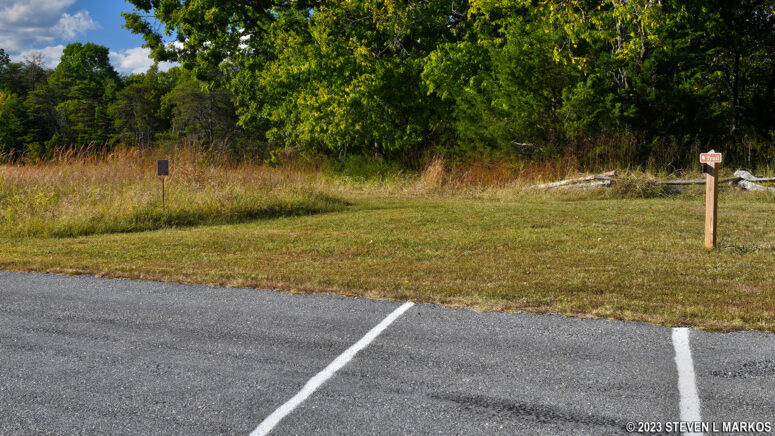 Intersection of the Tibbs Trail and Gordon Drive, Appomattox Court House National Historical Park