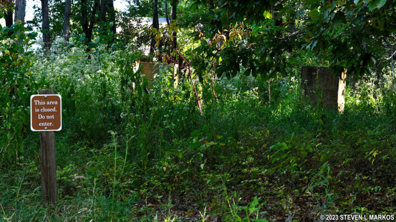 Ruins of the Tibbs House at Appomattox Court House National Historical Park