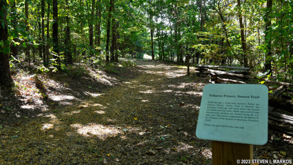 Tobacco Prizery Nature Trail at Appomattox Court House National Historical Park