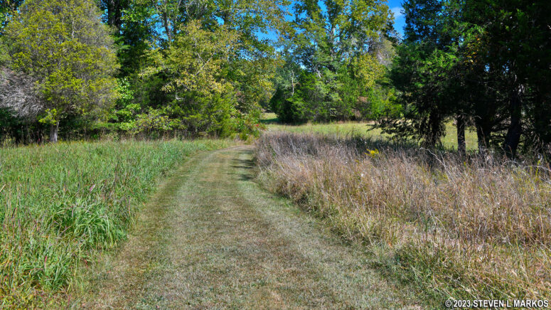 Typical terrain on the southeastern section of the Tobacco Prizery Nature Trail at Appomattox Court House National Historical Park