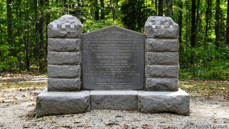 North Carolina Monument at Appomattox Court House National Historical Park