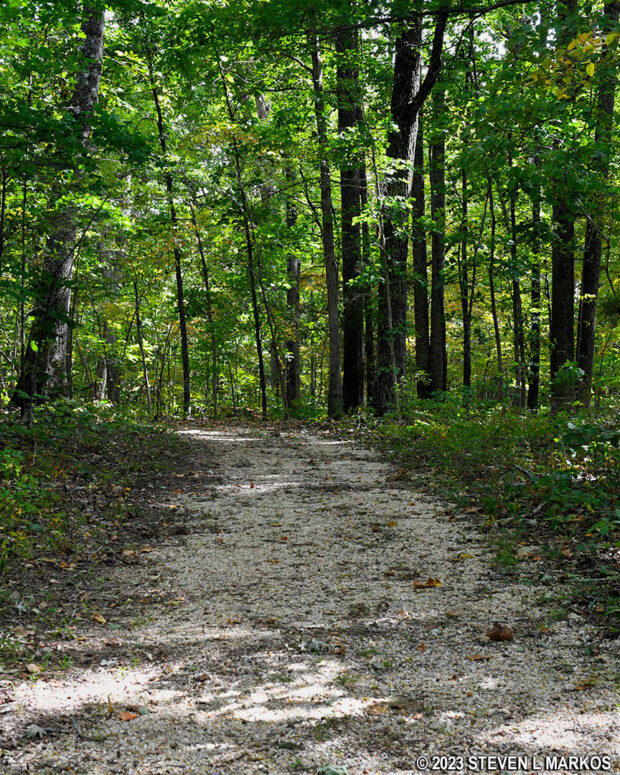 Typical terrain on the southwest side of Grant's Approach Trail at Appomattox Court House National Historical Park