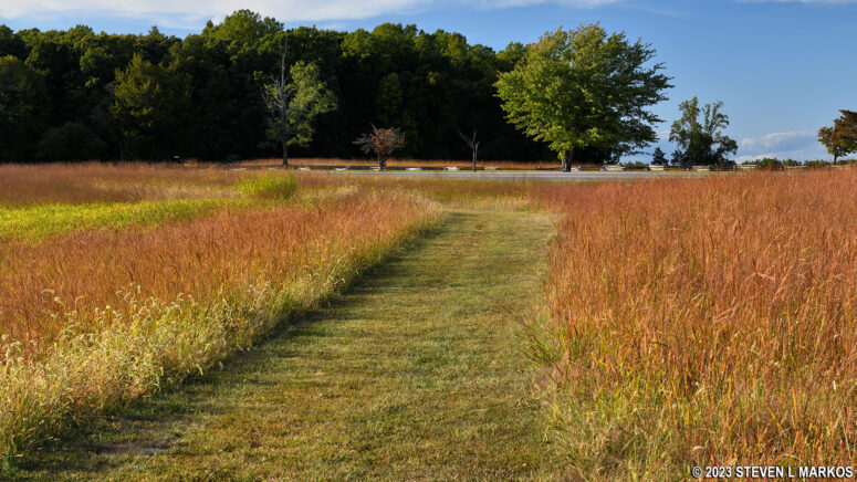 Grant's Approach Trail at the North Carolina Monument parking lot, Appomattox Court House National Historical Park