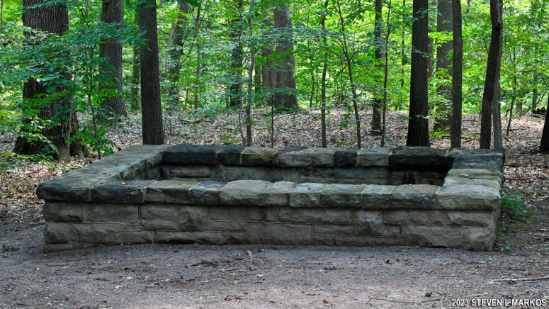 Supposed site of Sophia Allegre's grave at Friendship Hill National Historic Site