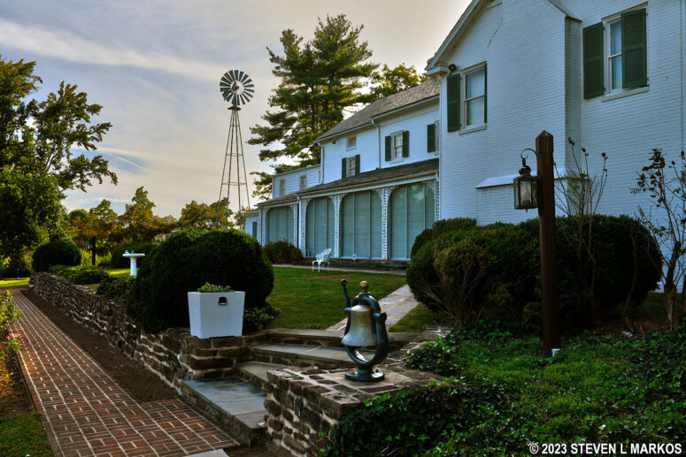 Rear of the Eisenhower House at Eisenhower National Historic Site