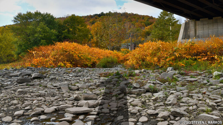 View of the Lordville Canoe Launch from the Delaware River, Upper Delaware Scenic and Recreational River