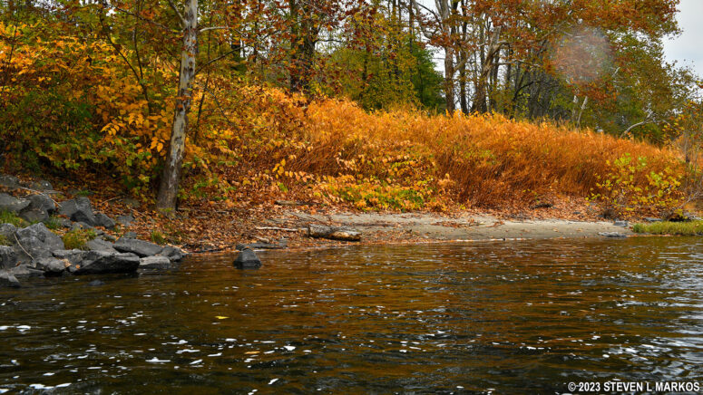 View of the Kellams Bridge Canoe Launch from the Upper Delaware Scenic and Recreational River