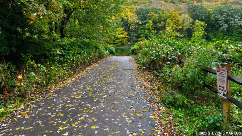 Road to the Long Eddy Boat Ramp, Upper Delaware Scenic and Recreational River