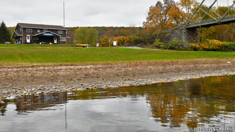 Skinners Falls Campground right before the Skinners Falls Bridge, Upper Delaware Scenic and Recreational River