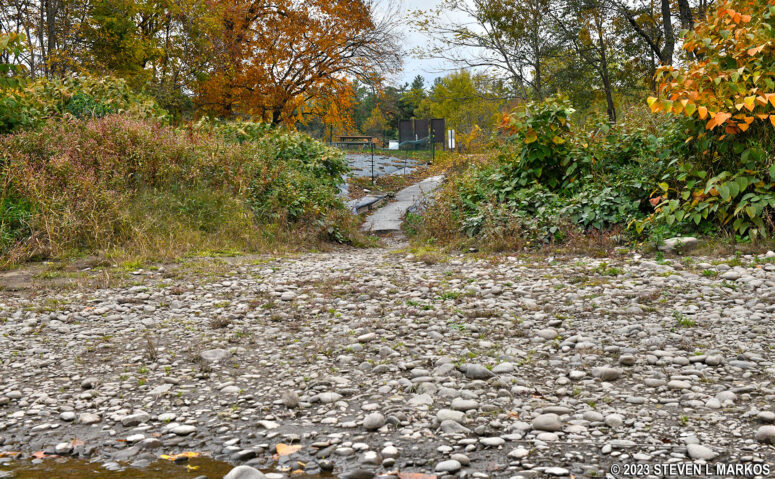 Skinners Falls Canoe Launch on the Upper Delaware Scenic and Recreational River