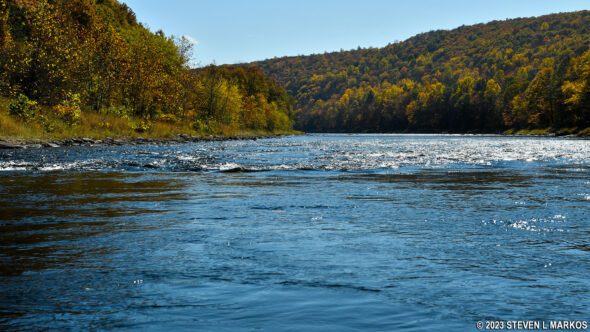 Upper Delaware Scenic and Recreational River between Narrowsburg and Ten Mile River in New York
