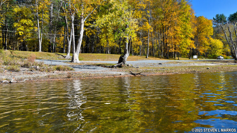 View of the Ten Mile River Canoe Launch from the Upper Delaware Scenic and Recreational River