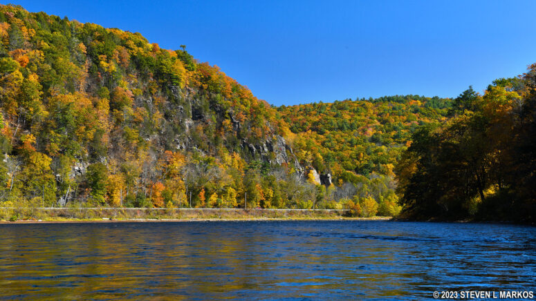 Delaware River just downstream from Pond Eddy, Upper Delaware Scenic and Recreational River