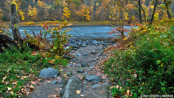 Mongaup Canoe Launch on the Upper Delaware Scenic and Recreational River