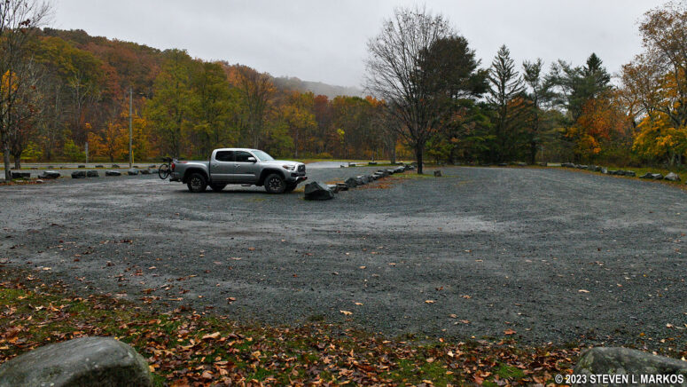 Mongaup Canoe Launch parking lot, Upper Delaware Scenic and Recreational River