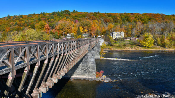 Roebling Delaware Aqueduct in Lackawaxen, Pennsylvania