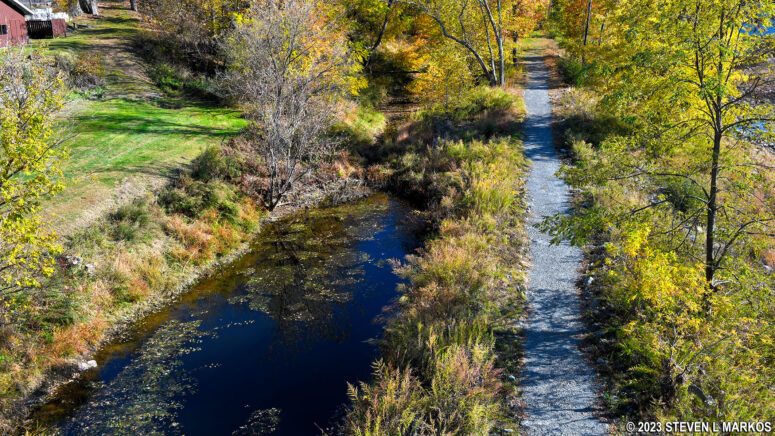 Section of the Delaware and Hudson towpath in Lackawaxen, Pennsylvania