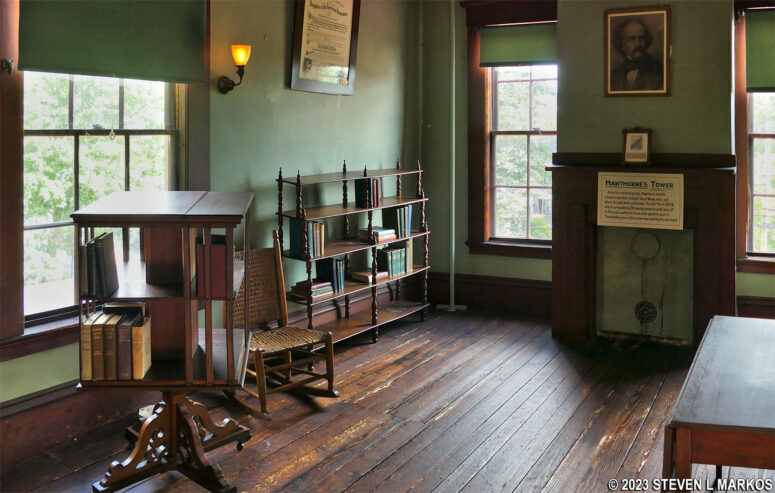 Interior of The Wayside tower where Nathaniel Hawthorne did his writing, Minute Man National Historical Park