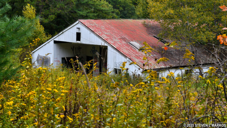 Old building at the northwest end of the Buchanan Trail in the Cliff Park section of Delaware Water Gap National Recreation Area