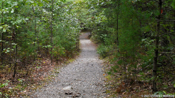 Buchanan Trail in the Cliff Park section of Delaware Water Gap National Recreation Area
