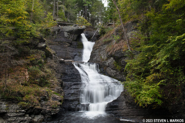 Raymondskill Falls at Delaware Water Gap National Recreation Area