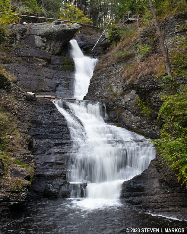Middle Raymondskill Falls in Delaware Water Gap National Recreation Area