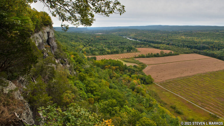 View from the Minisink Overlook on the Cliff Trail in Delaware Water Gap National Recreation Area