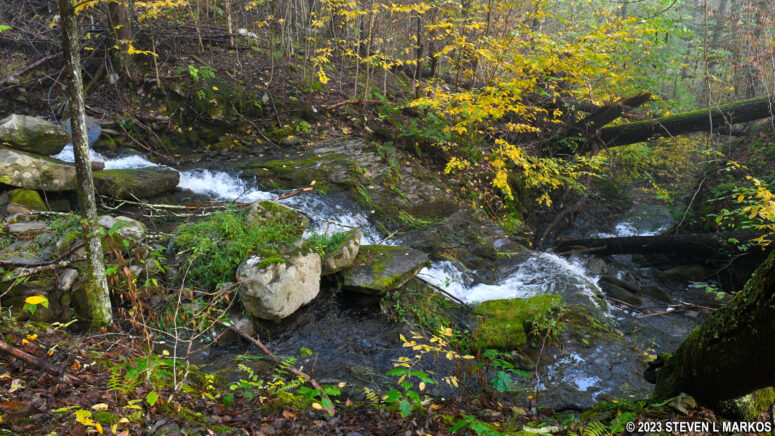 Cascade along the Zimmerman Road portion of the Conashaugh View Trail, Delaware Water Gap National Recreation Area