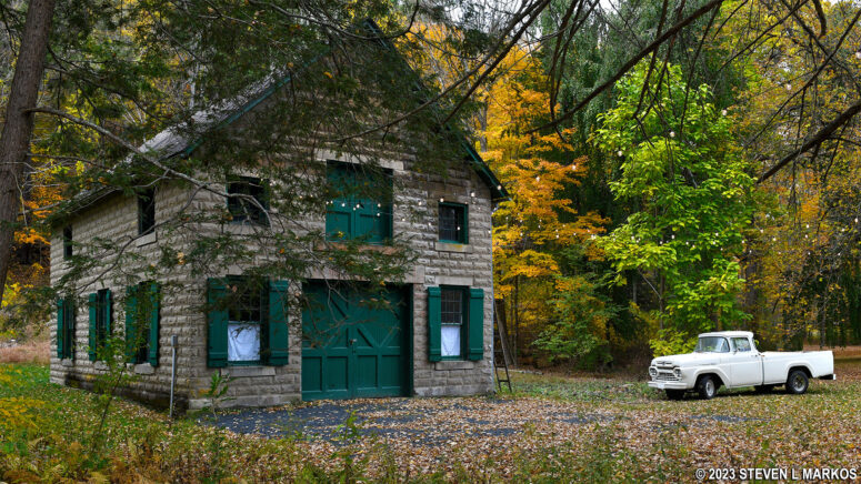 Stone barn at the Marie Zimmermann House, Delaware Water Gap National Recreation Area
