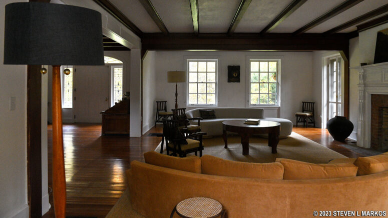 Interior of the Marie Zimmermann House, Delaware Water Gap National Recreation Area