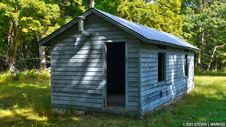 Unidentified building at the Marie Zimmermann Farm, Delaware Water Gap National Recreation Area