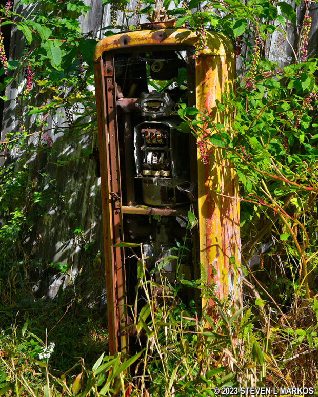 Old gas pump of some type at the Marie Zimmermann Farm, Delaware Water Gap National Recreation Area