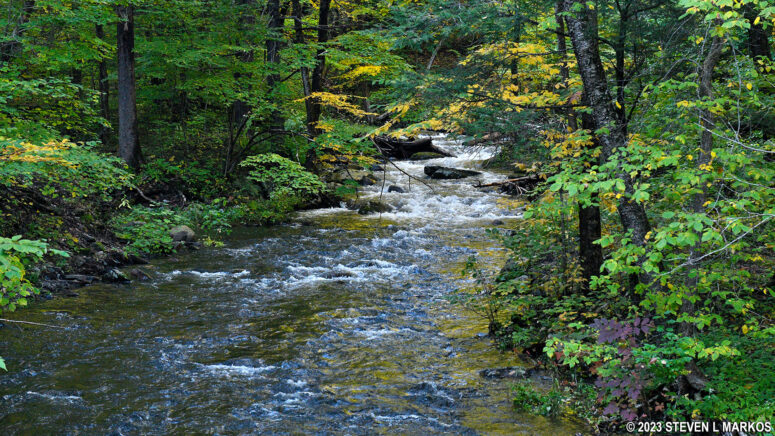 View of Hornbecks Creek from the Lower Hornbecks Creek Trail in Delaware Water Gap National Recreation Area