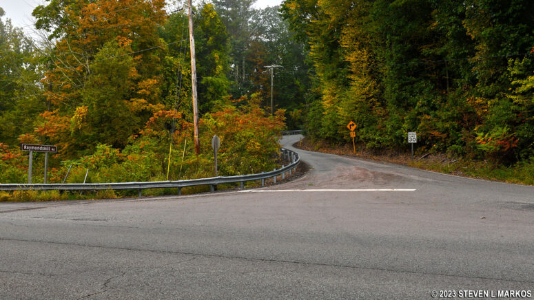 The Raymonskill Falls Trail is just up the road from the intersection of Federal and Raymondskill roads, Delaware Water Gap National Recreation Area