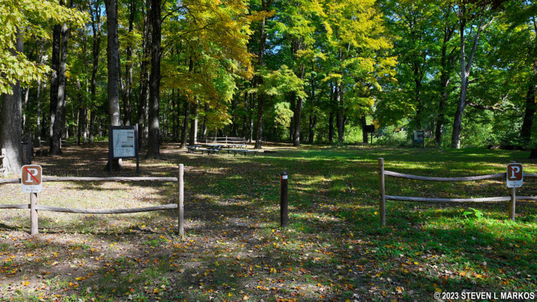 Entrance to the Valley View Group Campground in Delaware Water Gap National Recreation Area