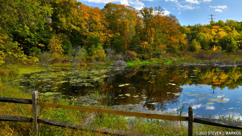 Pond along the McDade Trail north of the Delaware Water Gap National Recreation Area Park Headquarters