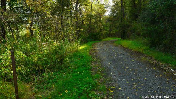 McDade Trail between the Turn Farm and Riverview trailheads, Delaware Water Gap National Recreation Area