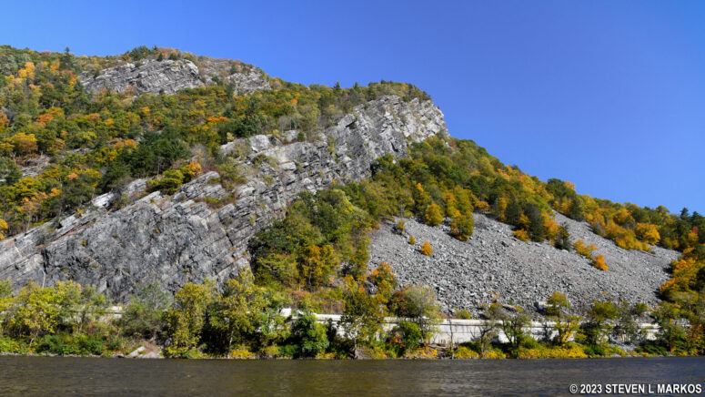 Rock formation at the Delaware Water Gap