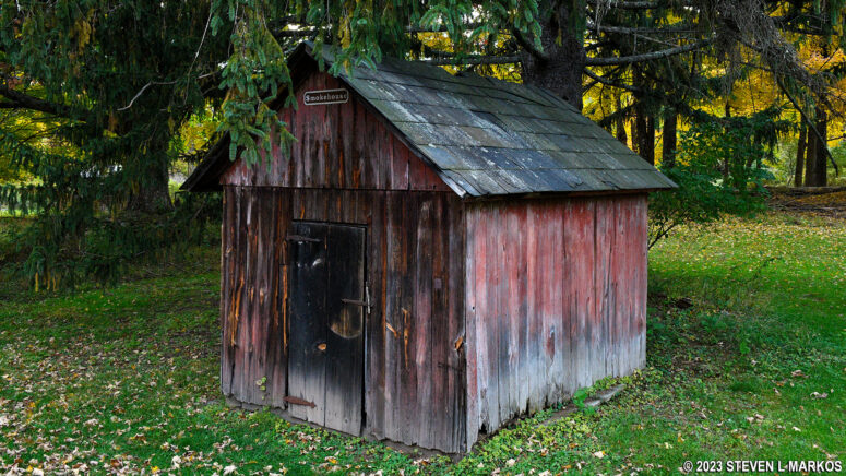 Smokehouse at Millbrook Village in Delaware Water Gap National Recreation Area