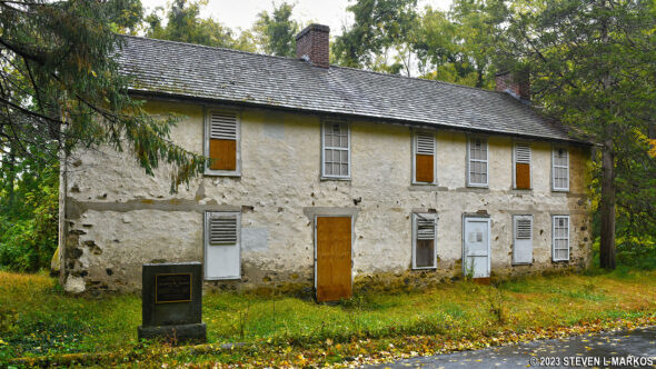 Alonzo Depue House on Old Mine Road in Delaware Water Gap National Recreation Area
