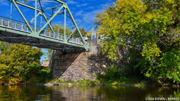 Frenchtown Bridge Canoe Launch at the base of the Uhlerstown-Frenchtown Bridge in New Jersey