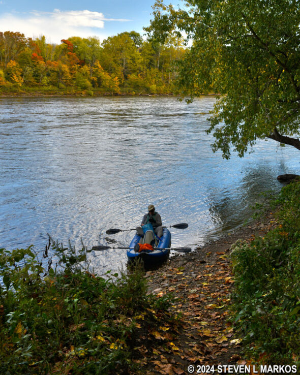 Giving Pond Canoe Launch on the Lower Delaware National Wild and Scenic River